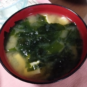 昆布茶で味噌汁＋＋